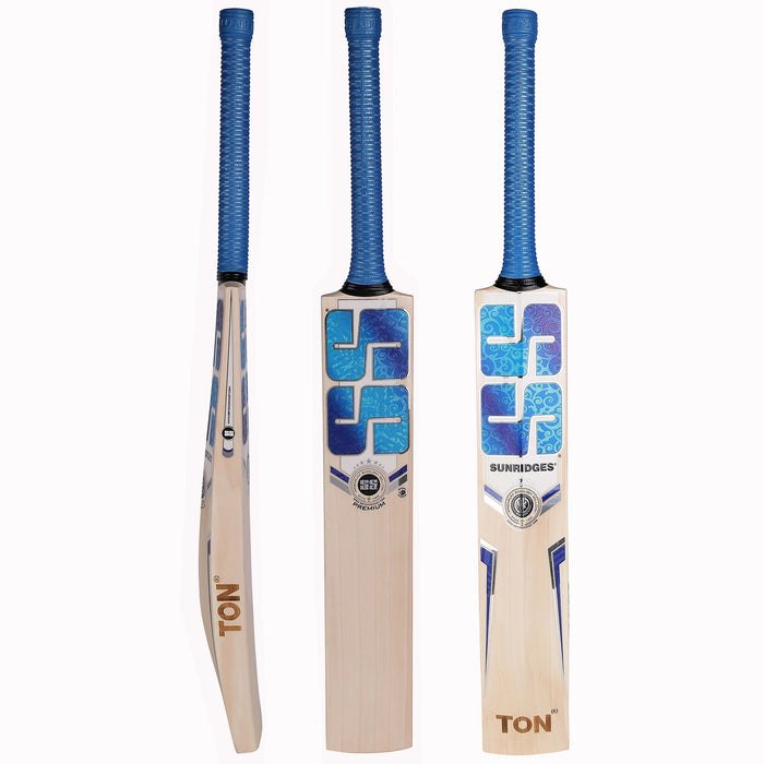 SS TON Premium English Willow Cricket Bat - Junior Size