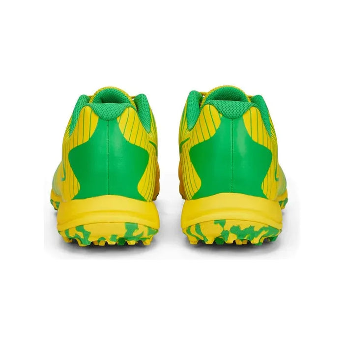 PUMA 22FH Rubber Cricket Shoe - Vibrant Yellow & Green